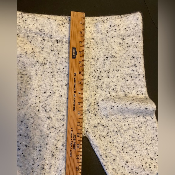 Zara Black Speckled Light Gray Sweater Knit pants Women’s, stretch - Picture 6 of 10